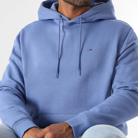 Tommy Jeans - Sweat Capuche Flag 0742 Bleu