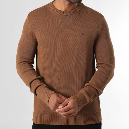Tommy Jeans - Pull Essential 1787 Marron