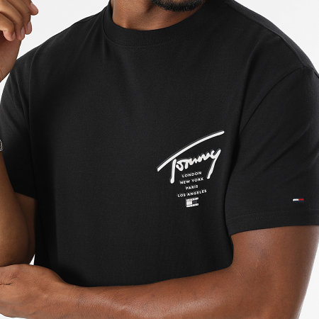 Tommy Jeans - Tee Shirt Sign City 2120 Noir