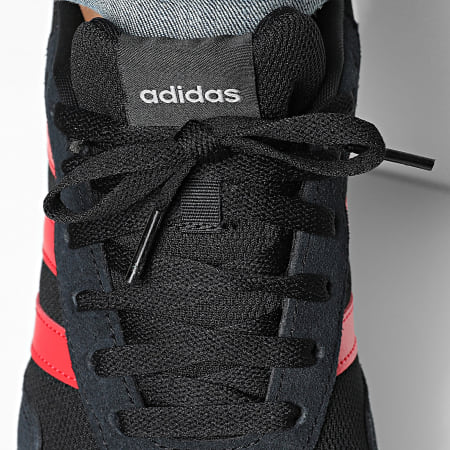 Adidas Sportswear - Baskets Run 60s 4.0 JR8571 Core Black Pure Ruby Grey Three