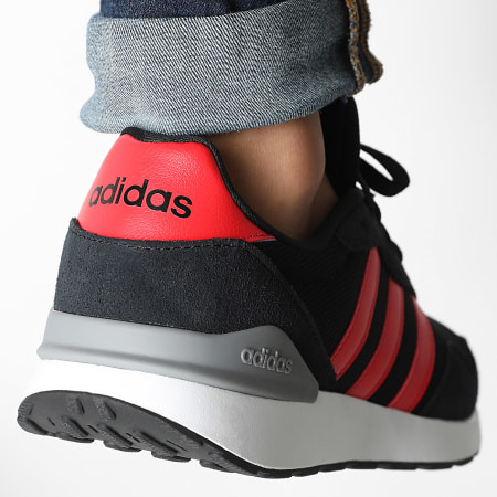 Adidas Sportswear - Baskets Run 60s 4.0 JR8571 Core Black Pure Ruby Grey Three