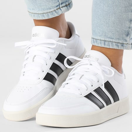 Adidas Performance - Breaknet 3.0 Zapatillas Mujer JR3559 Calzado Blanco Core Negro Plata Metálico