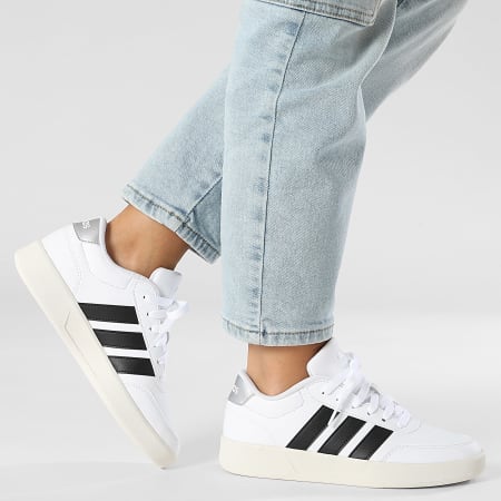 Adidas Performance - Breaknet 3.0 Zapatillas Mujer JR3559 Calzado Blanco Core Negro Plata Metálico