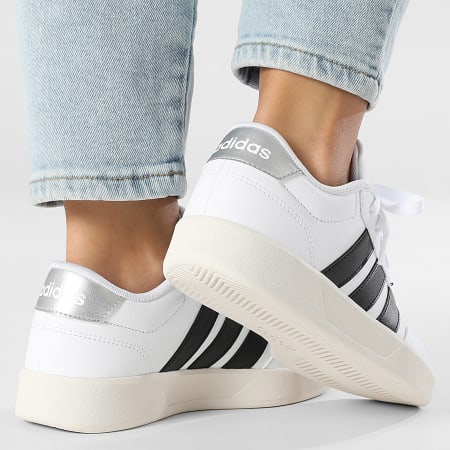 Adidas Performance - Breaknet 3.0 Zapatillas Mujer JR3559 Calzado Blanco Core Negro Plata Metálico