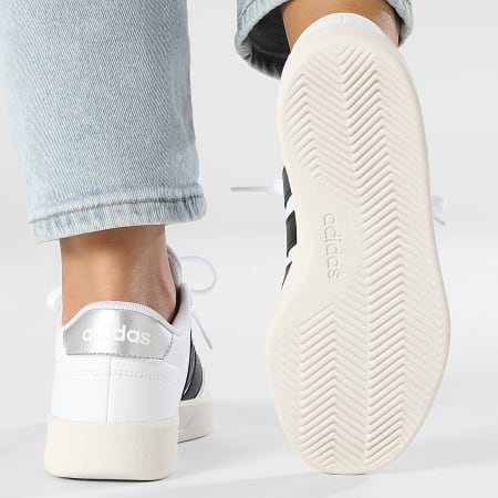 Adidas Performance - Breaknet 3.0 Zapatillas Mujer JR3559 Calzado Blanco Core Negro Plata Metálico