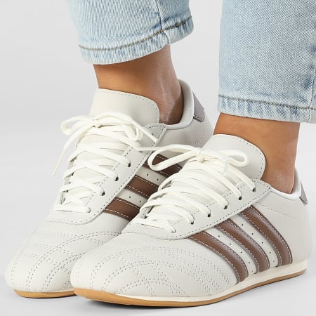 Adidas Originals - Mujer Taekwondo Encaje W JQ4311 Off White Preloved Marrón Goma 3 Sneakers