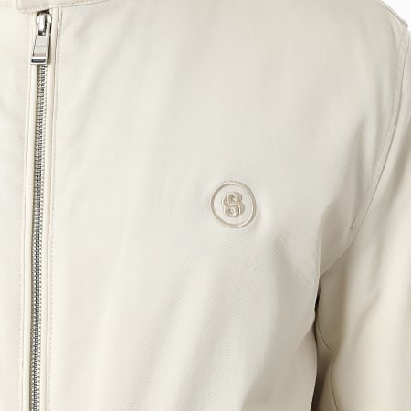 BOSS - Veste Zippée Coiner 253 50543184 Beige Clair