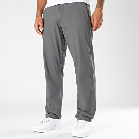 Jack And Jones - Pantalon Chino Relaxed Fit Kane Dave Gris Anthracite