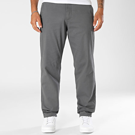 Jack And Jones - Pantalon Chino Relaxed Fit Kane Dave Gris Anthracite