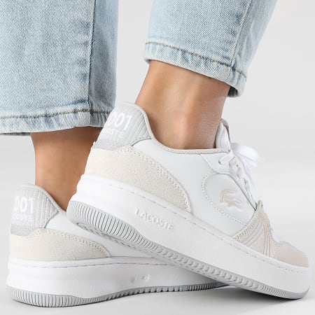 Chaussures Lacoste Court Slam Femme Leather Sneakers Lacoste Sneakers Court  Slam Femme Sneakers Femme