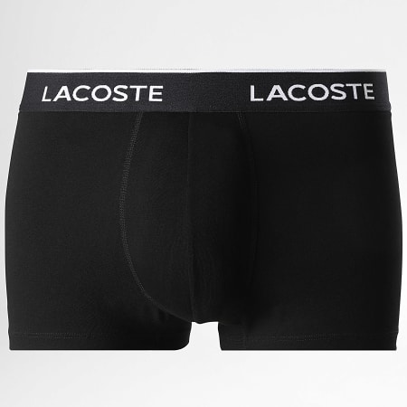 Lacoste - Set van 5 klassieke zwart-witte heidegrijze boxershorts