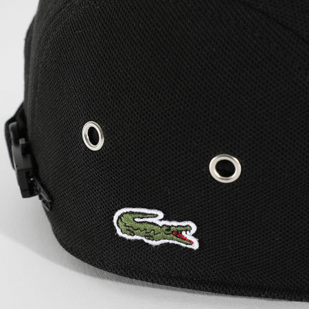 Lacoste - Casquette Girolle Logo Côté Brodé Crocodile Noir