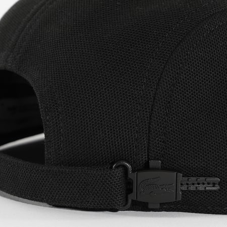 Lacoste - Casquette Girolle Logo Côté Brodé Crocodile Noir