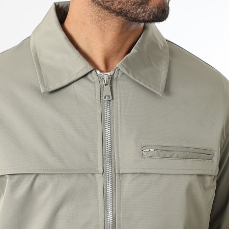 LBO - Ensemble Veste Zippée Et Pantalon Cargo Large 2223 Vert Kaki