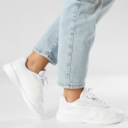 Puma - Zapatillas Mujer V S2 Pearlized Wns 404010 Puma Blanco Puma Negro