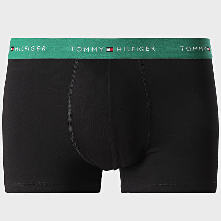 Tommy Hilfiger - Lot De 7 Boxers 3385 Noir Blanc Bleu Vert Rouge Orange