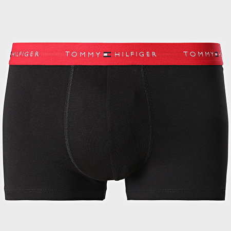 Tommy Hilfiger - Lot De 7 Boxers 3385 Noir Blanc Bleu Vert Rouge Orange