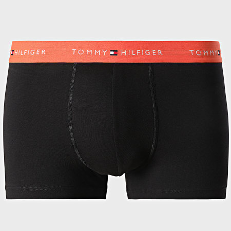 Tommy Hilfiger - Lot De 7 Boxers 3385 Noir Blanc Bleu Vert Rouge Orange