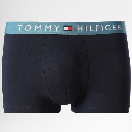 Tommy Hilfiger - Lot De 3 Boxers 3181 Bleu Marine Bleu Roi Bleu Clair