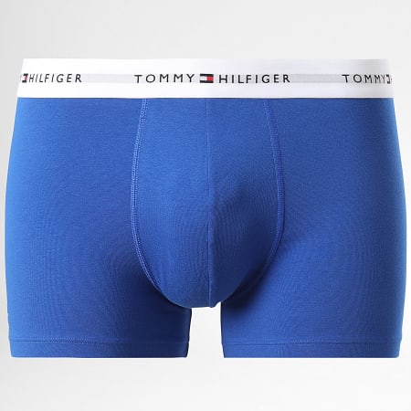 Tommy Hilfiger - Lot De 3 Boxers Trunk 2761 Bleu Roi Vert Kaki Blanc