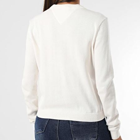 Tommy Jeans - Pull Femme Essential 0159 Blanc
