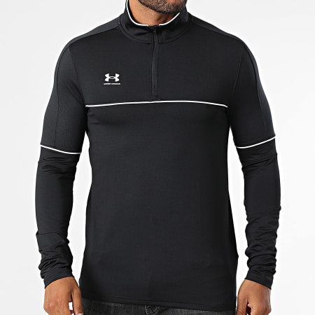 Under Armour - Tee Shirt Manches Longues Col Zippé Challenger 6004043 Noir