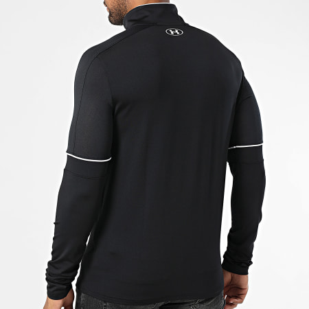 Under Armour - Tee Shirt Manches Longues Col Zippé Challenger 6004043 Noir