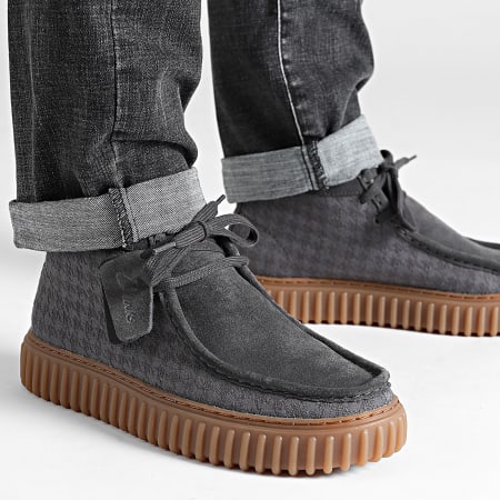 Clarks Torhill Hi トーヒルハイ【24cm】 MENS CLARKS TORHILL HI (BROWN LEATHER)