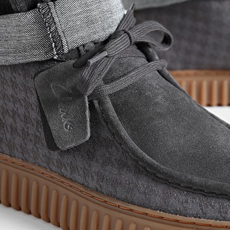 Clarks - Torhill Hi Grey Combi shoes - Ryses