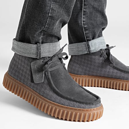 Clarks - Torhill Hi Grey Combi shoes - Ryses