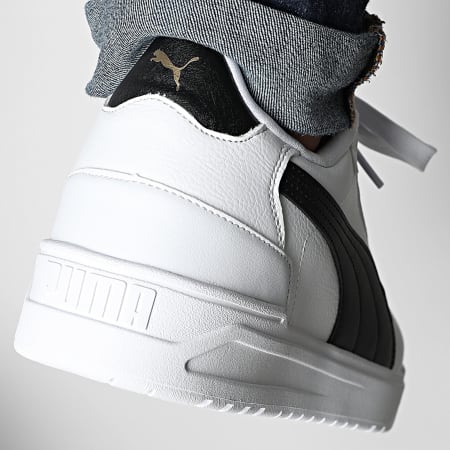 Puma - Shuffle Downtown Sneakers 402596 Puma Wit Puma Zwart Goud