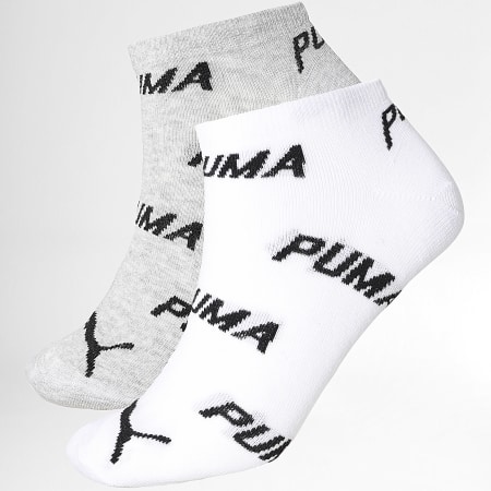 Puma - Set van 2 paar sokken 701231279 Gris Clair Chiné Blanc