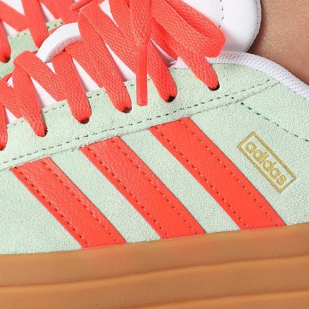Adidas Sportswear - Baskets Femme VL Court Bold J JQ4557 Semi Green Spark Semi Impact Orange Footwear White