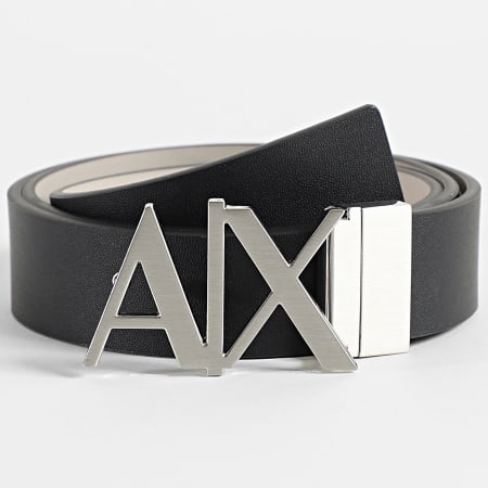 Armani Exchange - Cinturón Reversible 951017 CC505 Negro Beige Claro