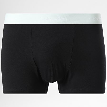 Calvin Klein - Juego de 5 Boxers Relaxed Fit NB4437 Negro Rosa Verde Oscuro Verde Claro Azul Claro Rojo