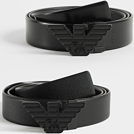 Emporio Armani - Cinturón reversible Y4S642-YQ48K Negro