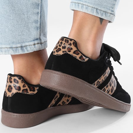 Teddy Smith - Sneakers Mujer 120233 Nero Leopard