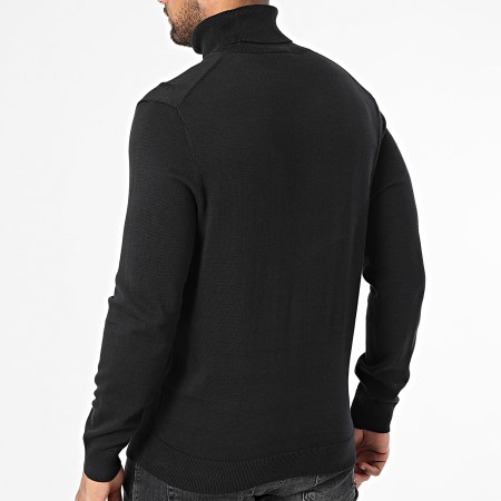 Timberland - A2845 Jersey negro con cuello vuelto