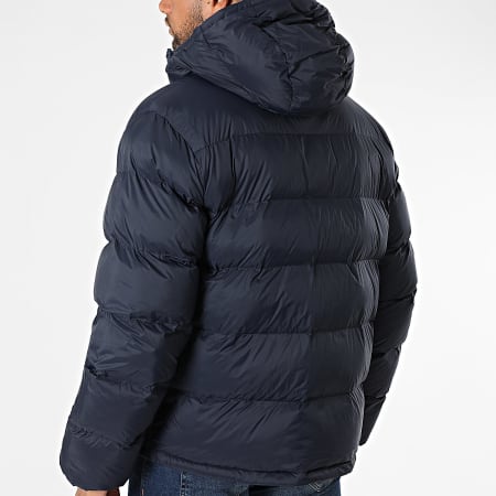 Calvin Klein - Doudoune Capuche Zippée RD528G Bleu Marine