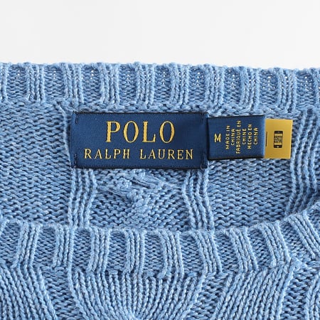 Polo Ralph Lauren - Pull Original Player Bleu Clair Chiné