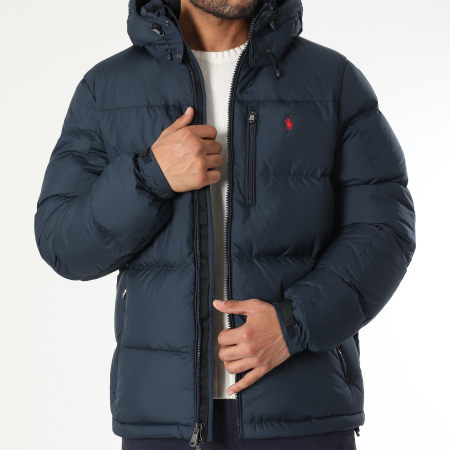 Polo Ralph Lauren - Original Player Hooded Zip Coat Navy Blue Red