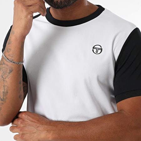 Sergio Tacchini - Maglietta Cesena 41169 Bianco Nero