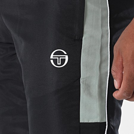 Sergio Tacchini - Abita 40814 Pantaloni da jogging a bande verde chiaro nero