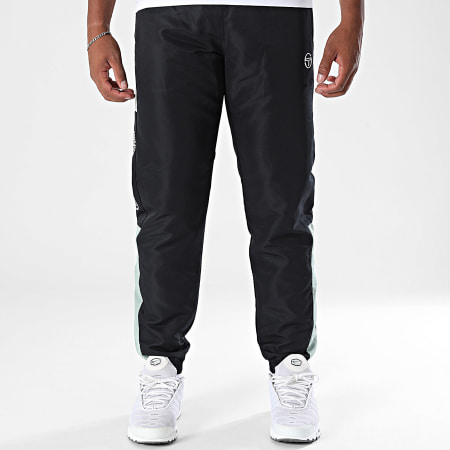 Sergio Tacchini - Abita 40814 Pantaloni da jogging a bande verde chiaro nero