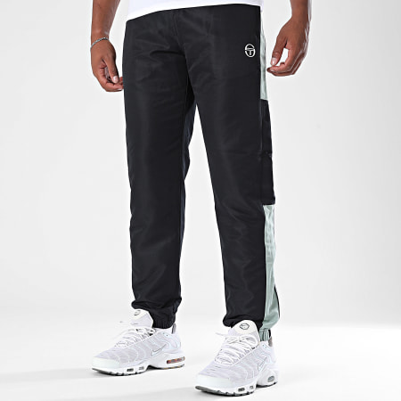 Sergio Tacchini - Abita 40814 Pantaloni da jogging a bande verde chiaro nero