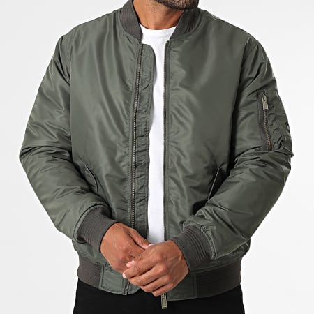 Teddy Smith - Veste Bomber MA1 12017201D Vert Kaki