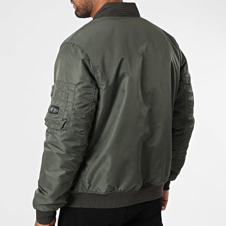Teddy Smith - Veste Bomber MA1 12017201D Vert Kaki