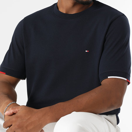 Tommy Hilfiger - Tee Shirt Flag Cuff 1300 Bleu Marine