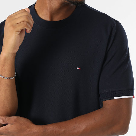 Tommy Hilfiger - Tee Shirt Flag Cuff 1300 Bleu Marine