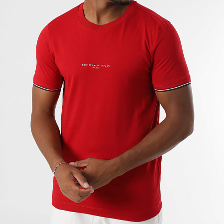 Tommy Hilfiger - Tee Shirt Logo 2584 Rouge